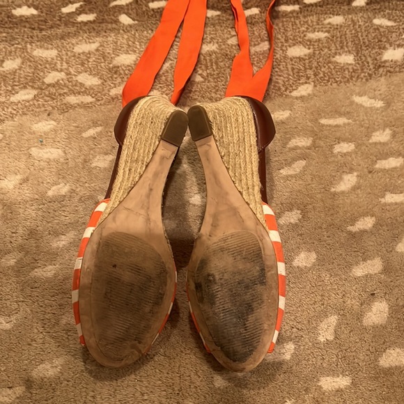 Ann Taylor Makena Striped Espadrilles Size 7 - Picture 6 of 6